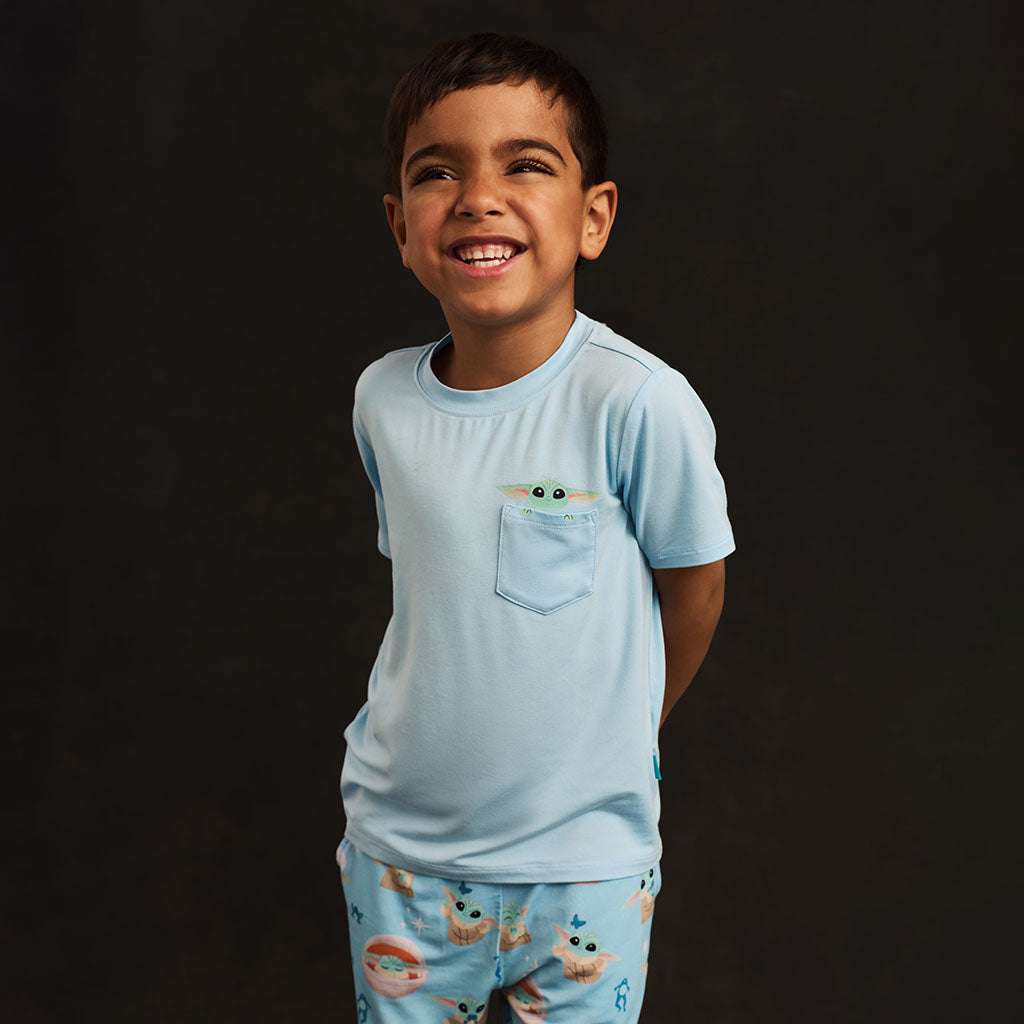 Star Wars™ Grogu Pocket Tee French Terry Short Set