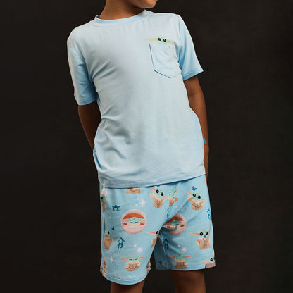 Star Wars™ Grogu Pocket Tee French Terry Short Set