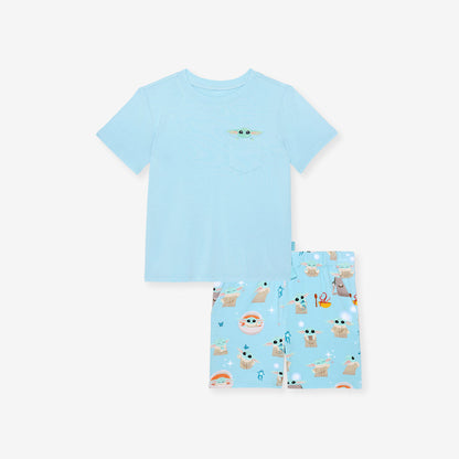 Star Wars™ Grogu Pocket Tee French Terry Short Set