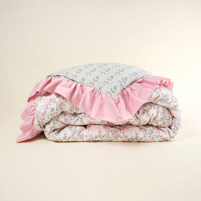 Irene Reversible Ruffled Duvet Cover