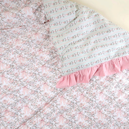 Irene Reversible Ruffled Duvet Cover