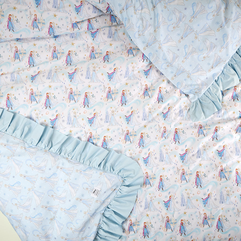 Disney Let It Go Reversible Ruffled Duvet Cover