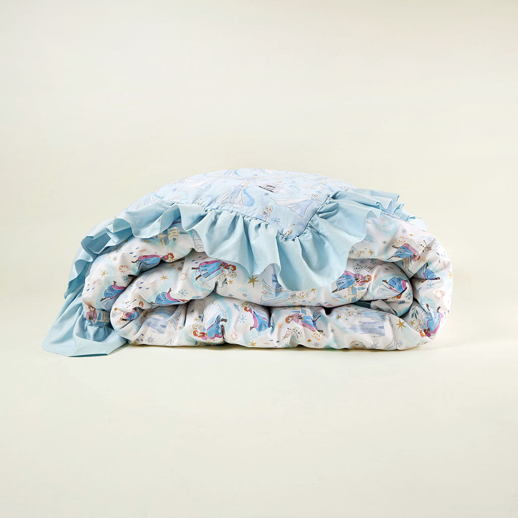 Disney Let It Go Reversible Ruffled Duvet Cover