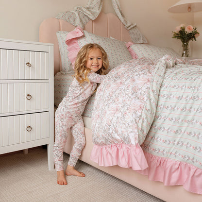 Irene Reversible Ruffled Duvet Cover