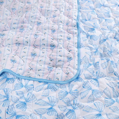 Blythe & Edda Reversible Quilted Patoo® Blanket