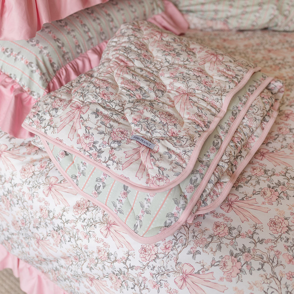 Irene & Susan Reversible Quilted Patoo® Blanket