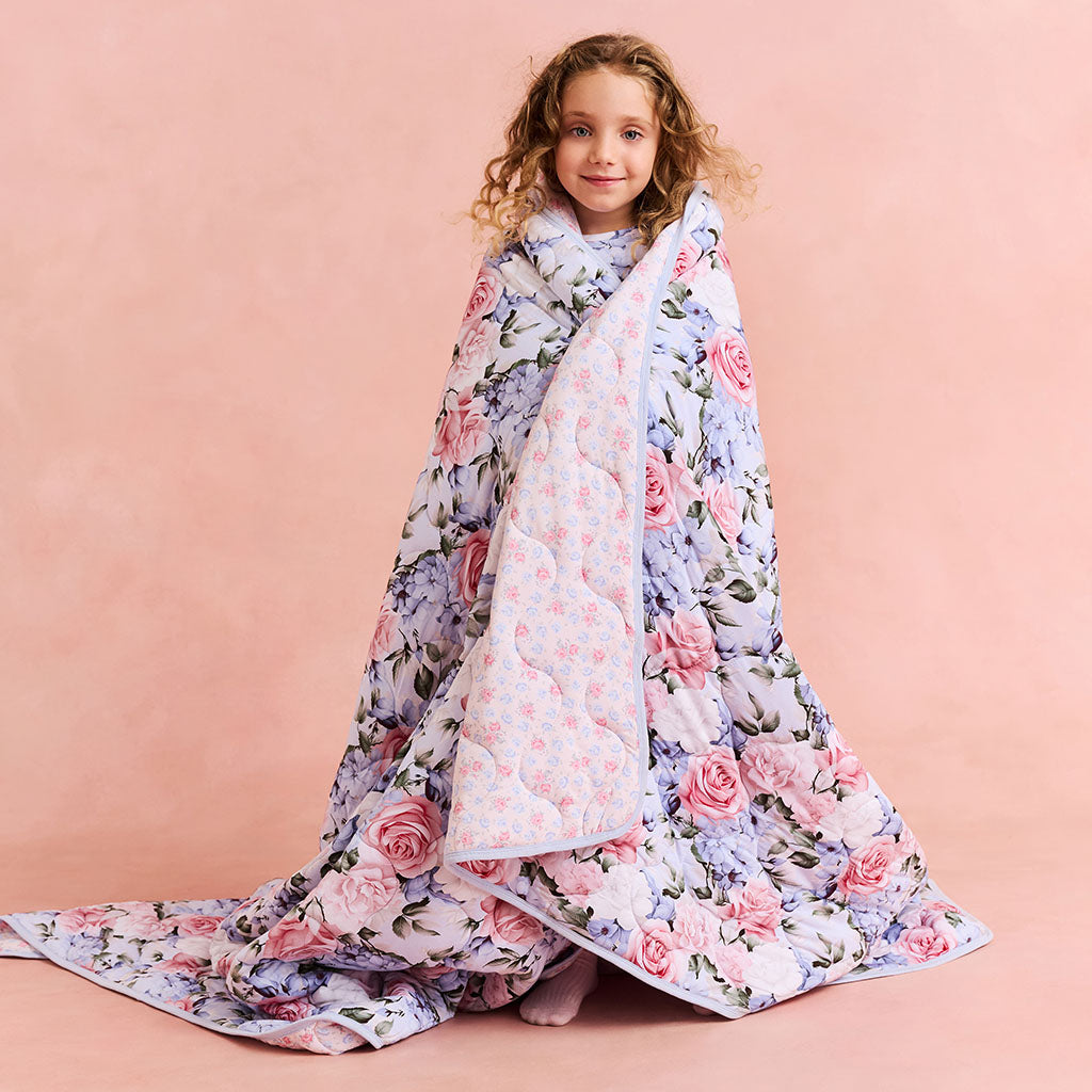 Marion & Laney Reversible Quilted Patoo® Blanket