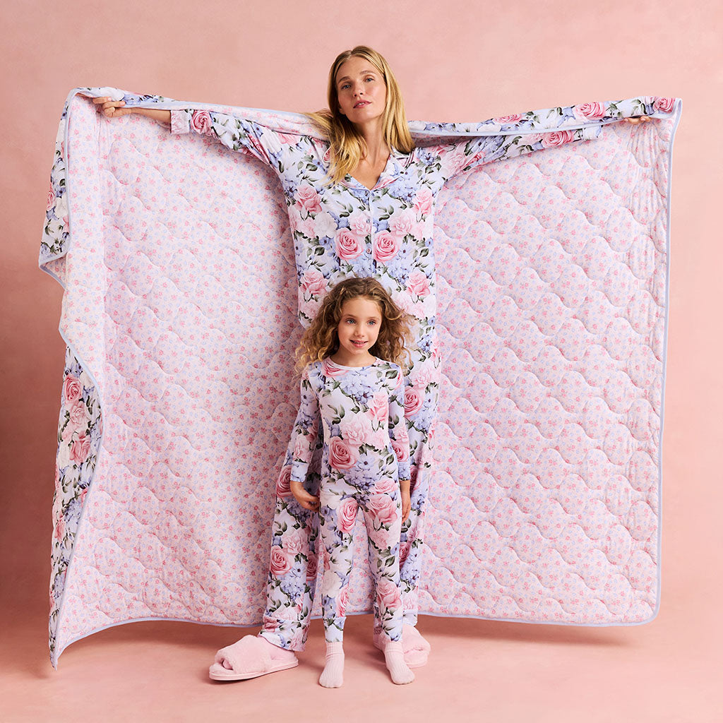Marion & Laney Reversible Quilted Patoo® Blanket