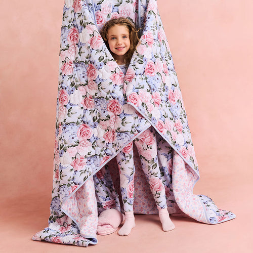 Marion & Laney Reversible Quilted Patoo® Blanket