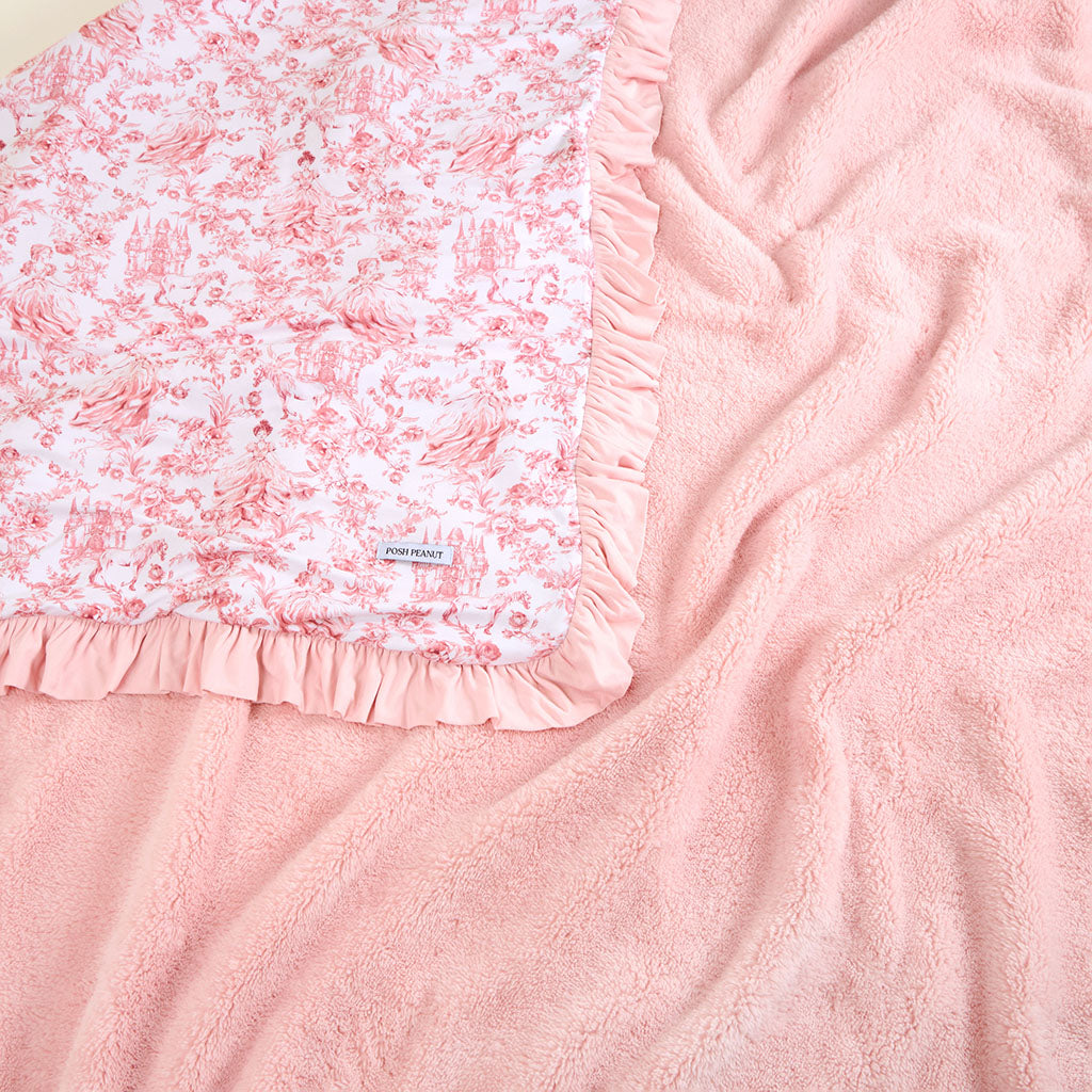 Antoinette Ruffled Luxe Plush Patoo® Blanket