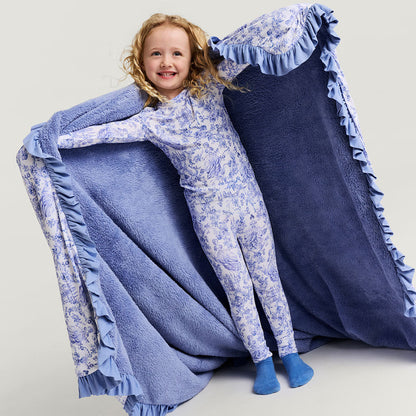 Briar Ruffled Luxe Plush Patoo® Blanket