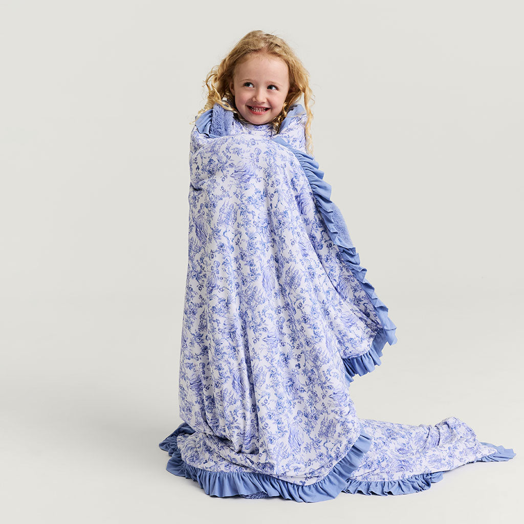 Briar Ruffled Luxe Plush Patoo® Blanket