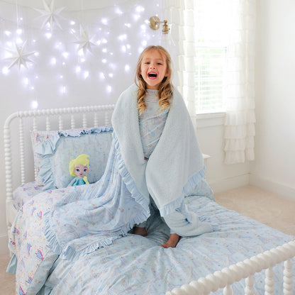 Disney Let It Go Ruffled Luxe Plush Patoo® Blanket