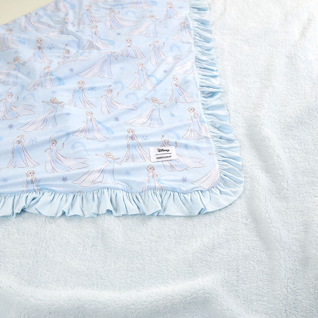 Disney Let It Go Ruffled Luxe Plush Patoo® Blanket