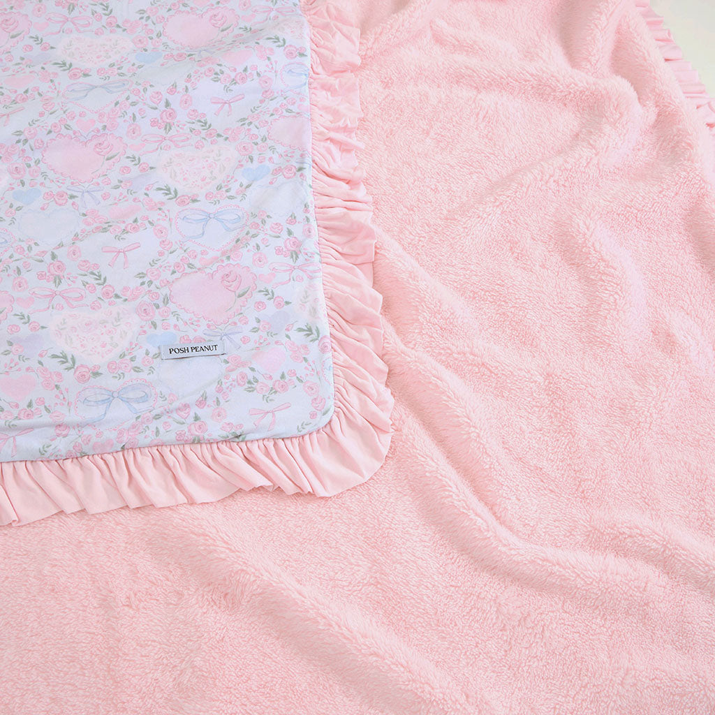 Josephine Ruffled Luxe Plush Patoo® Blanket