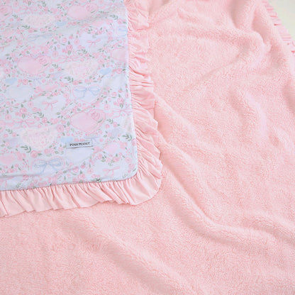 Josephine Ruffled Luxe Plush Patoo® Blanket
