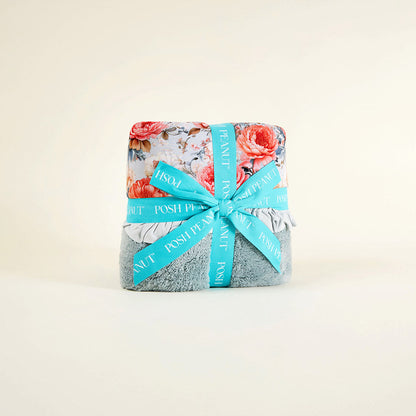 Mary Lou Ruffled Luxe Plush Patoo® Blanket