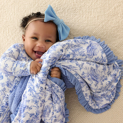 Briar Ruffled Luxette Plush Patoo® Blanket