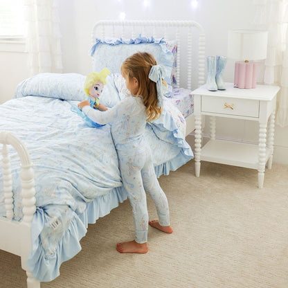 Disney Let It Go Reversible Ruffled Duvet Cover