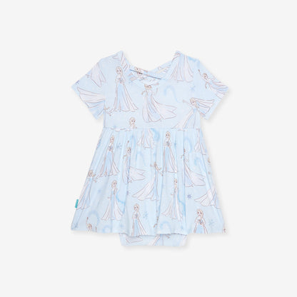 Disney Let It Go Criss-Cross Twirl Bodysuit Dress