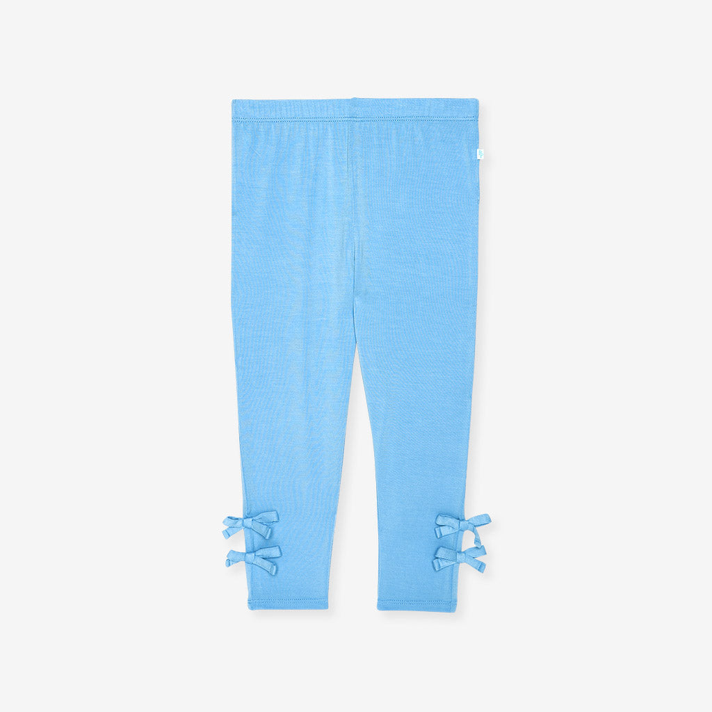 Hattie Blue Bow Leggings