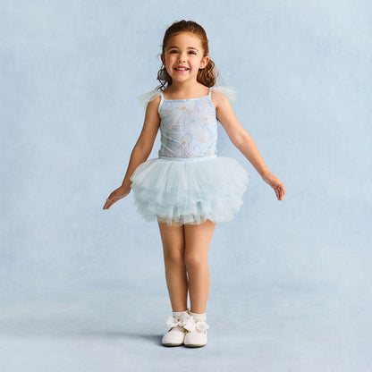 Wintery Blue Tulle Skort