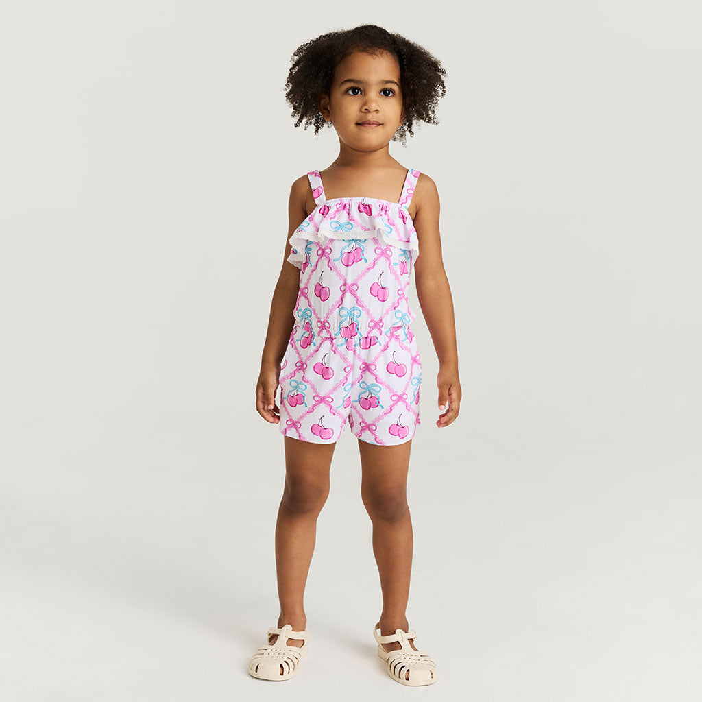 Amarena Flounce Romper