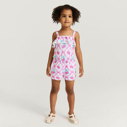 Amarena Flounce Romper