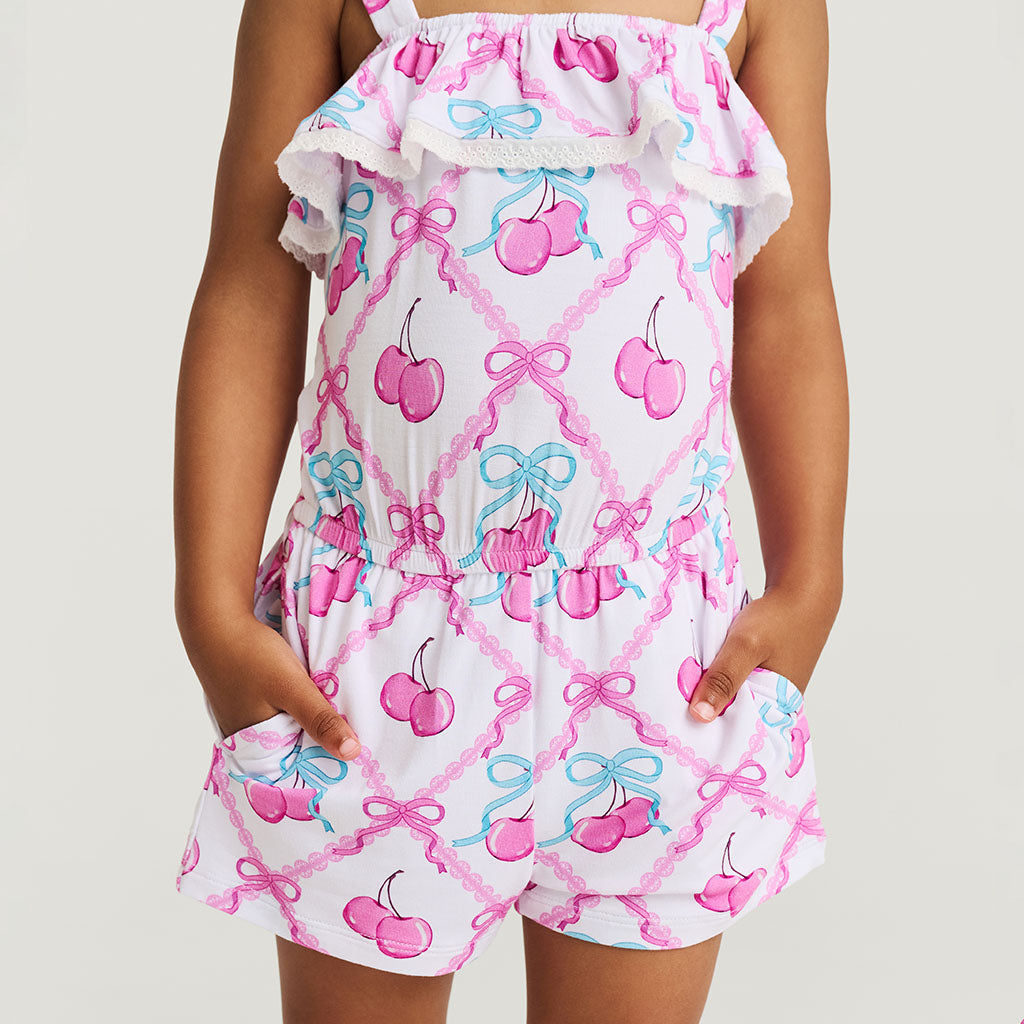 Amarena Flounce Romper
