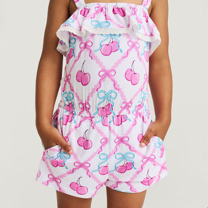 Amarena Flounce Romper