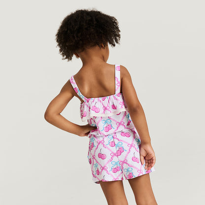 Amarena Flounce Romper