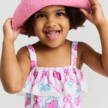 Amarena Flounce Romper