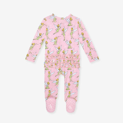 Disney Tinker Bell Footie Ruffled Zippered One Piece