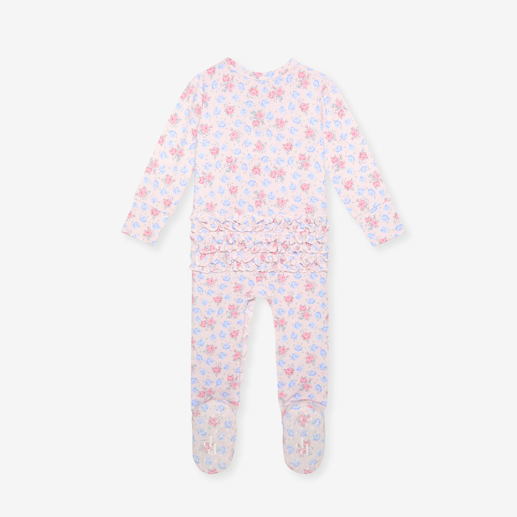 Laney Footie Ruffled Zippered One Piece