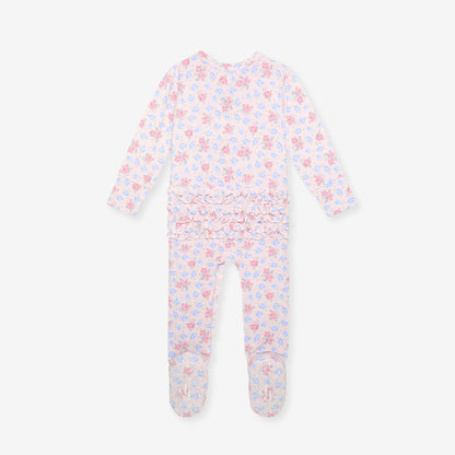 Laney Footie Ruffled Zippered One Piece