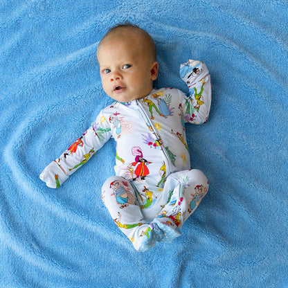 Disney Peter Pan Footie Zippered One Piece