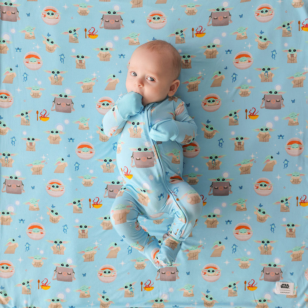 Star Wars™ Grogu Footie Zippered One Piece