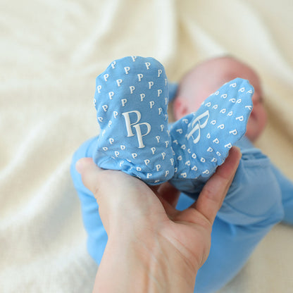 Hattie Blue Footie Zippered One Piece