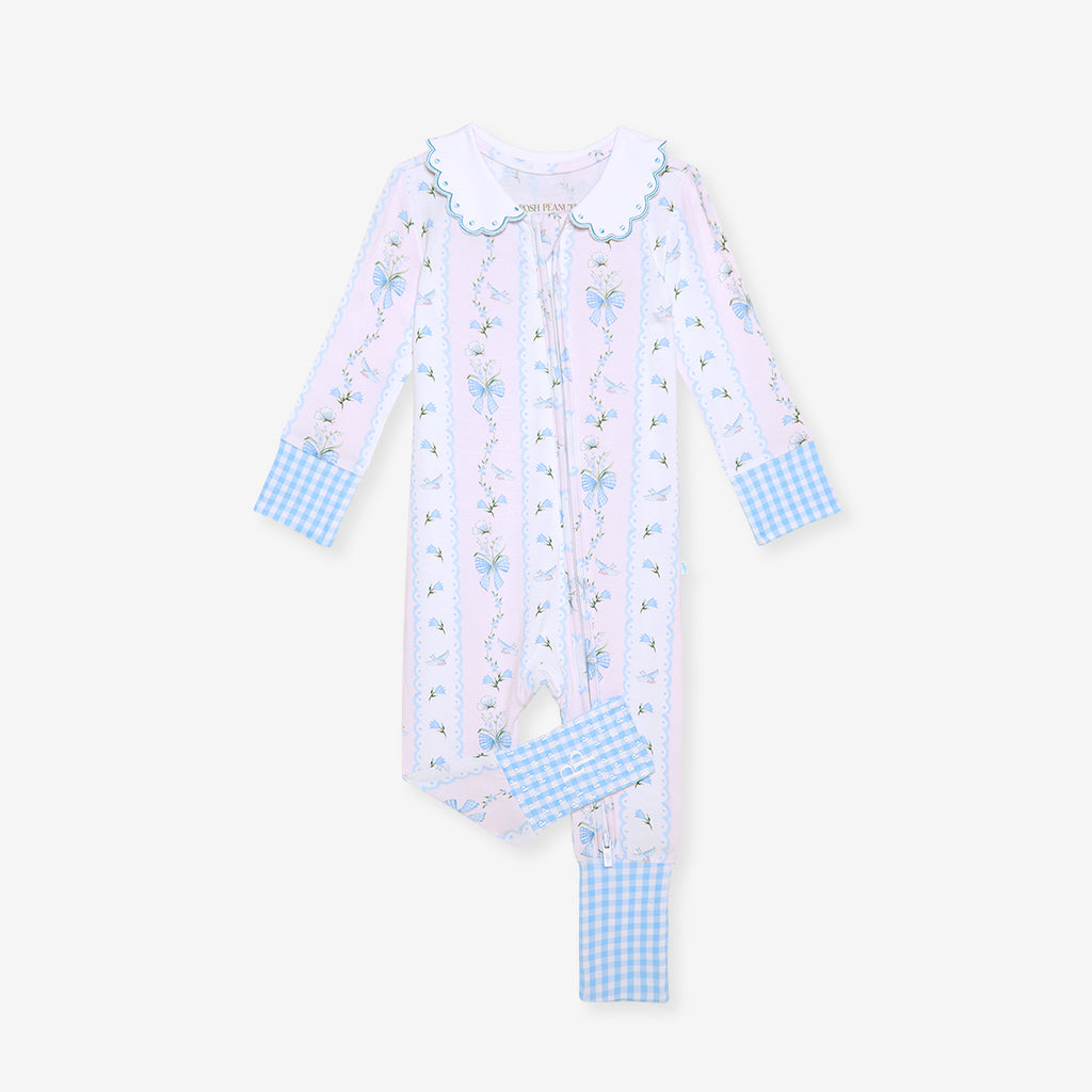 Blythe Scallop Collar Convertible One Piece