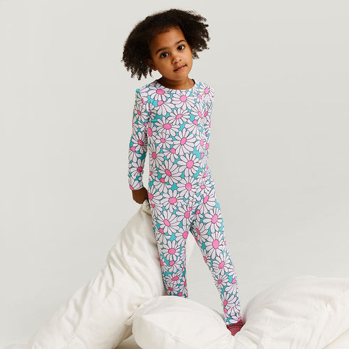 Retro Daisy Classic Pajama Set