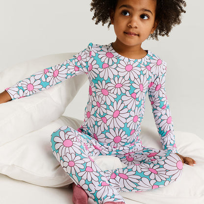 Retro Daisy Classic Pajama Set