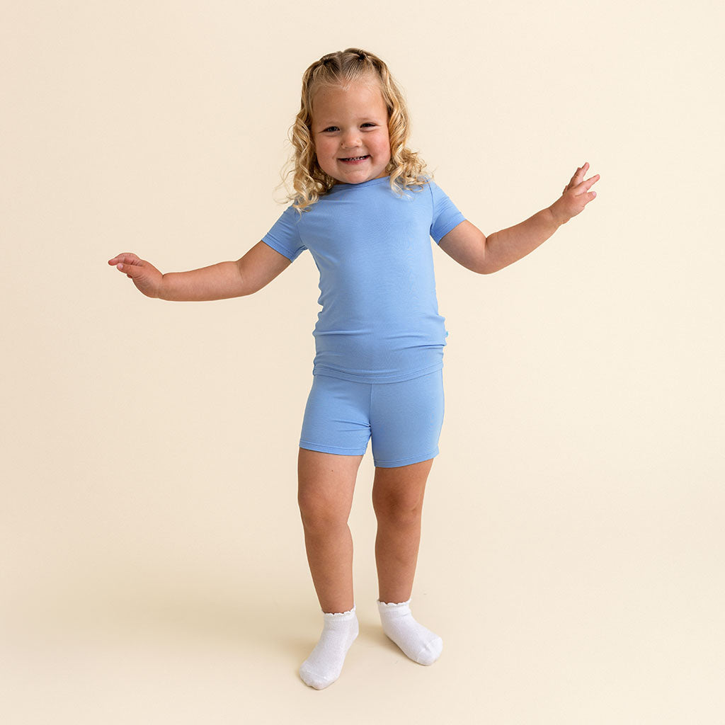 Chatham Blue Classic Pajama Short Set