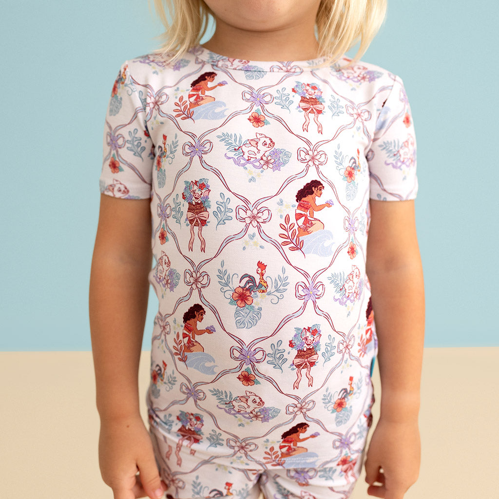 Disney Posh Moana Classic Pajama Short Set