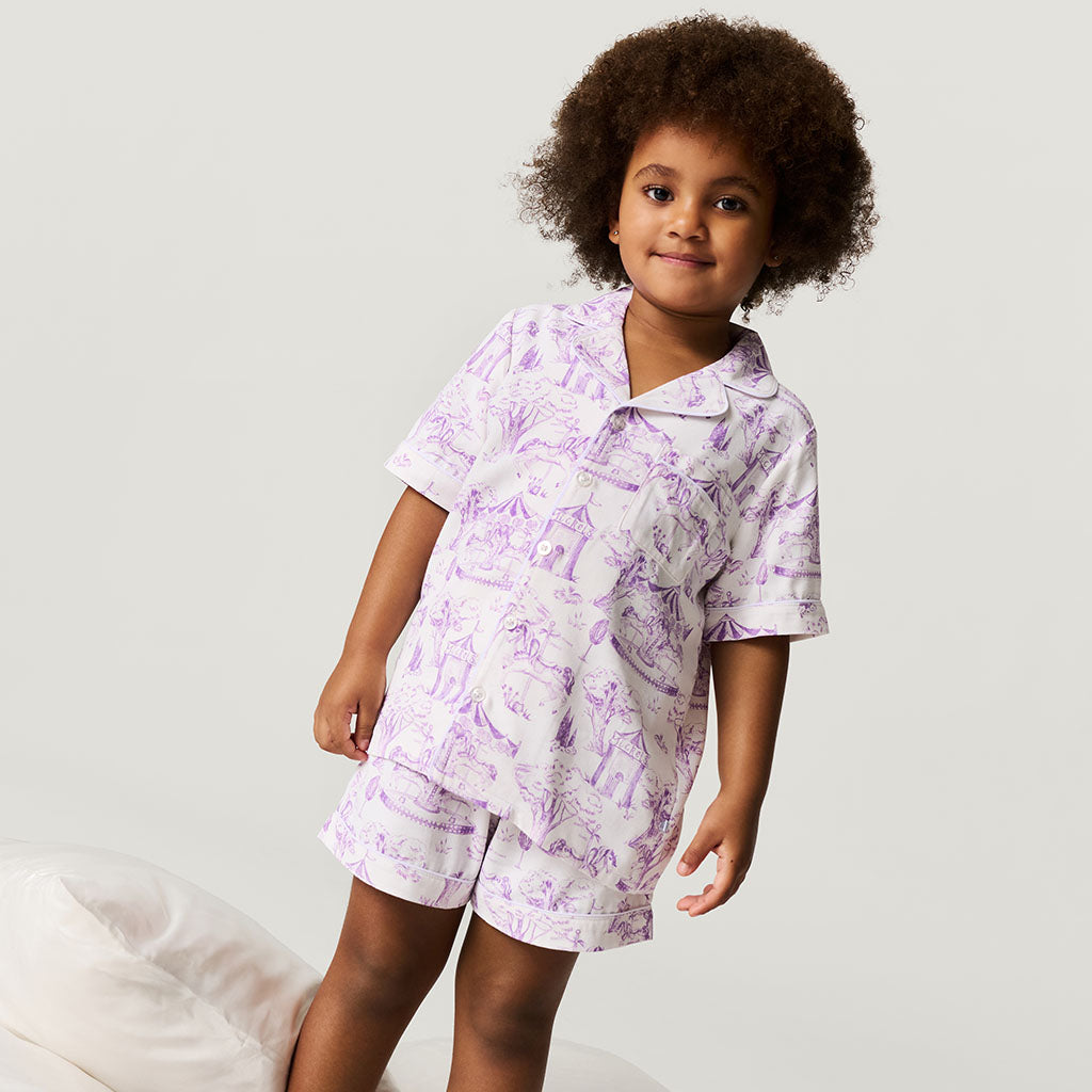 Babette Twill Pajama Short Set