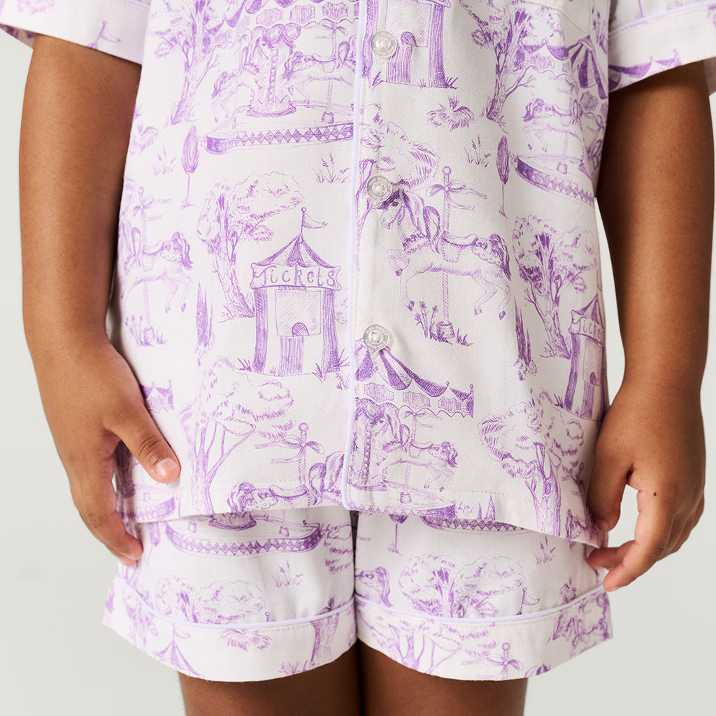 Babette Twill Pajama Short Set