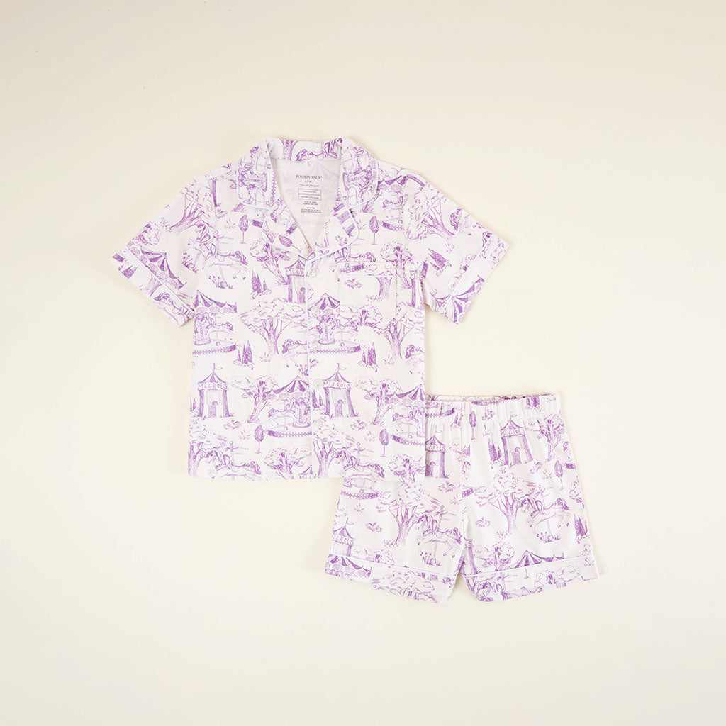 Babette Twill Pajama Short Set