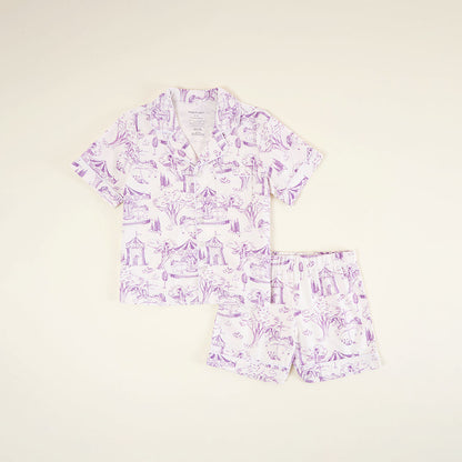 Babette Twill Pajama Short Set