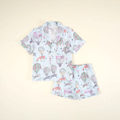 Seraphina Twill Pajama Short Set