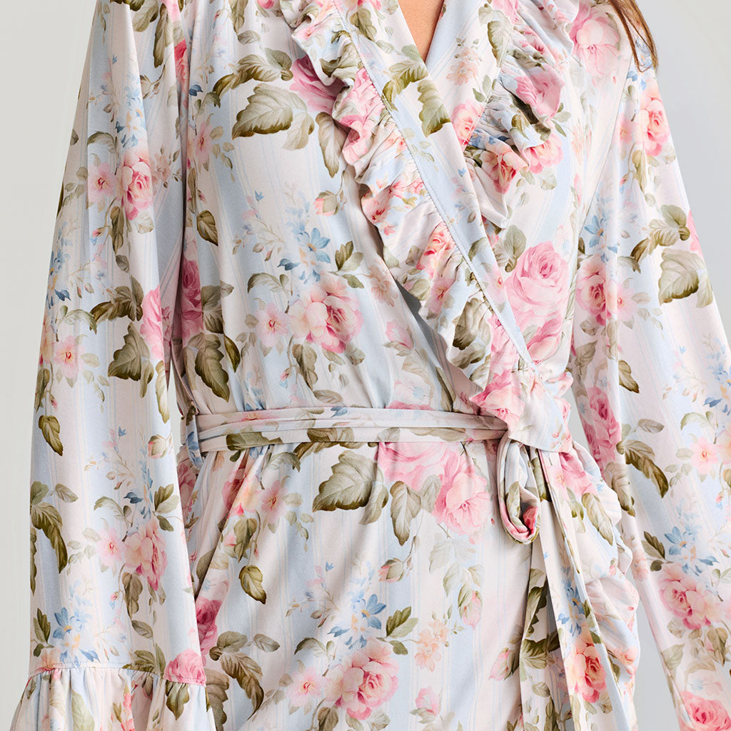 Leigh Women's Ruffled Luxe Robe