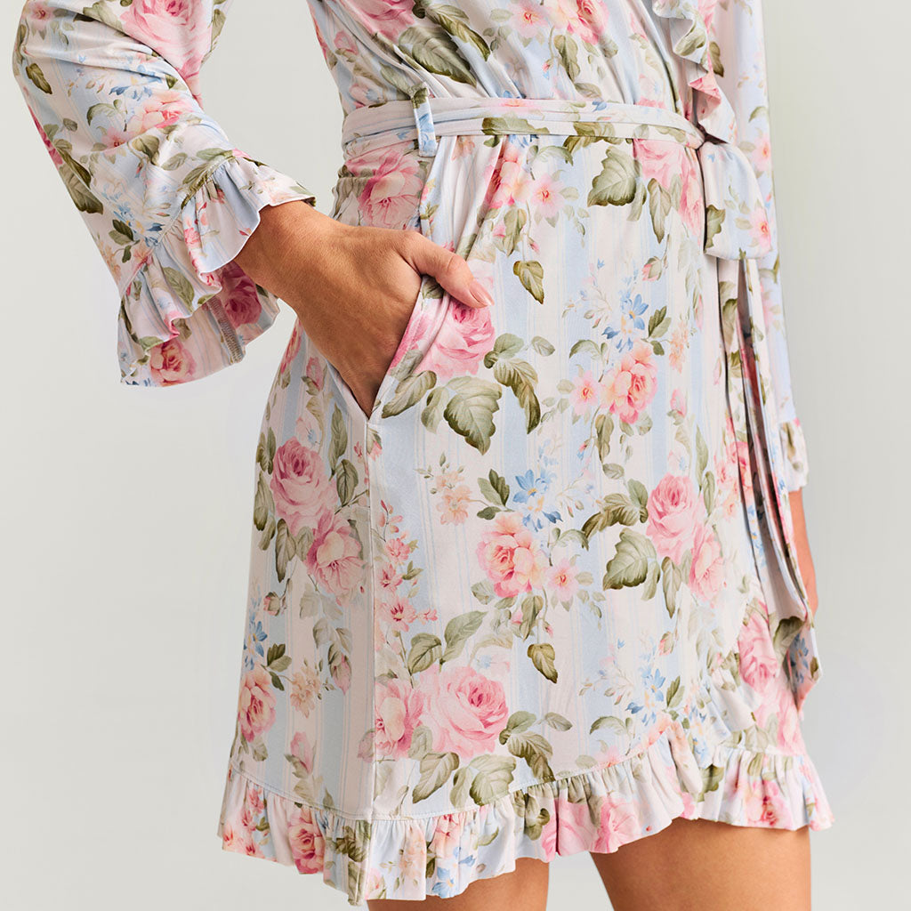 Leigh Women's Ruffled Luxe Robe